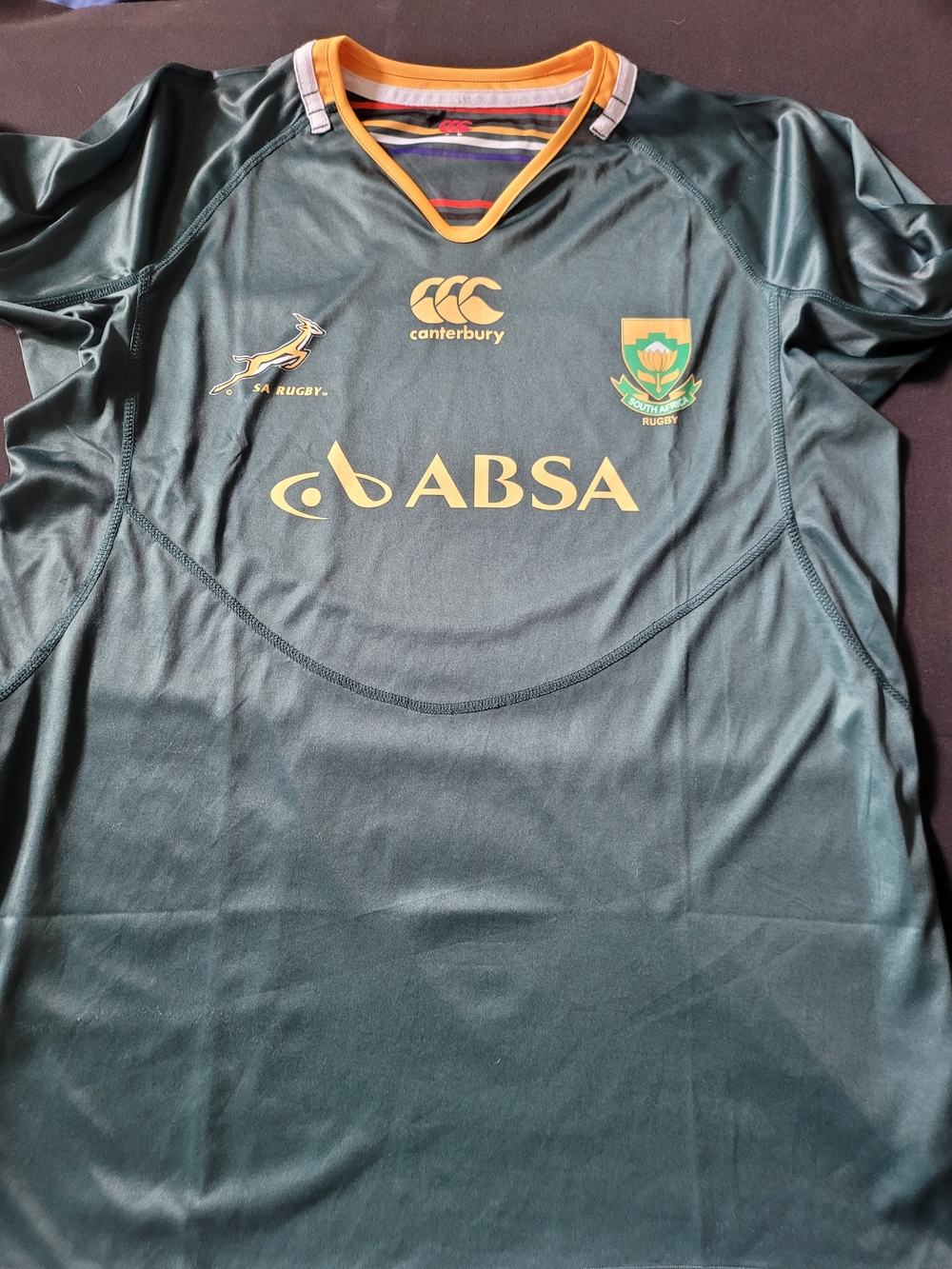 Canterbury South Africa Springboks Men's Green Rugby Jersey